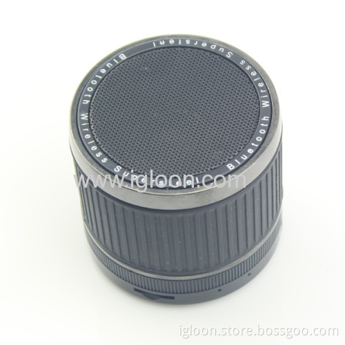 Colorful Bluetooth Speaker Stainless Steel Housing With Silicone Piece Covered 